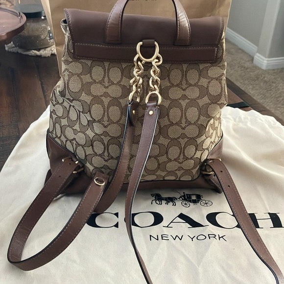 Brown Coach Backpack - Picture 3 of 7